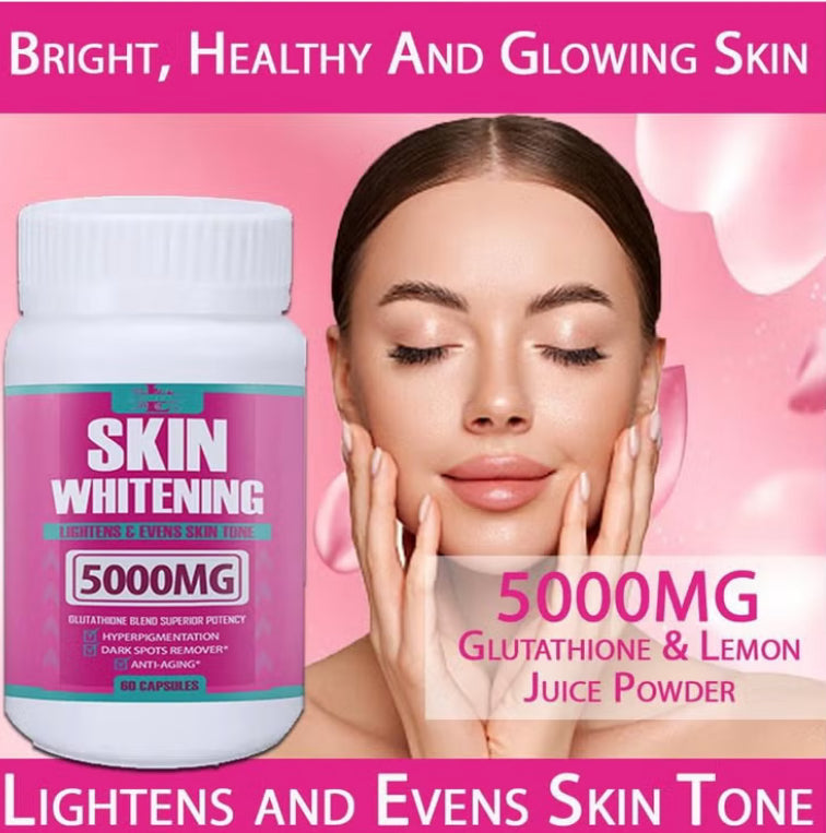 Skin Whitening and Lightening capsules 5000mg