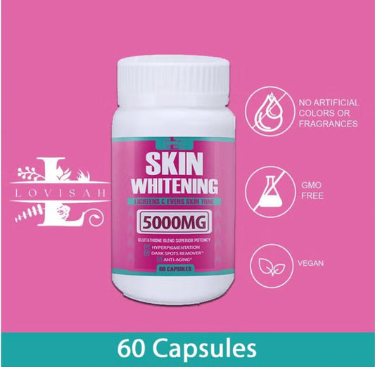 Skin Whitening and Lightening capsules 5000mg