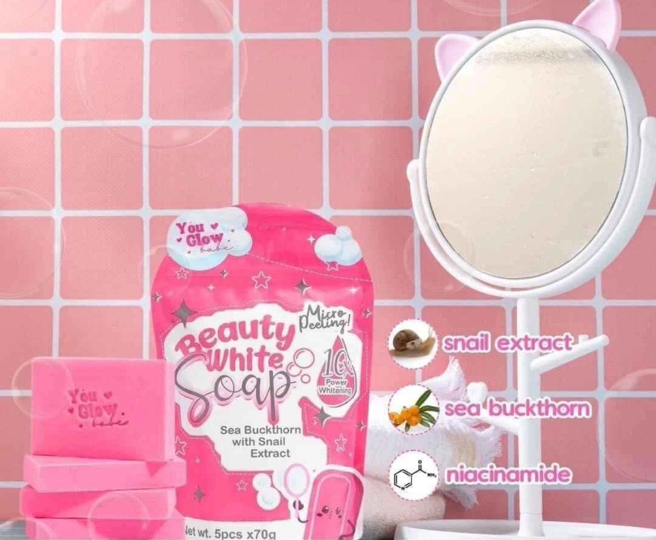 You Glow Babe Beauty White Soap 5 Bars x 70g